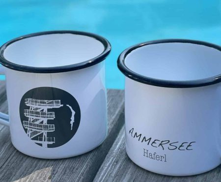 Emaille Tasse