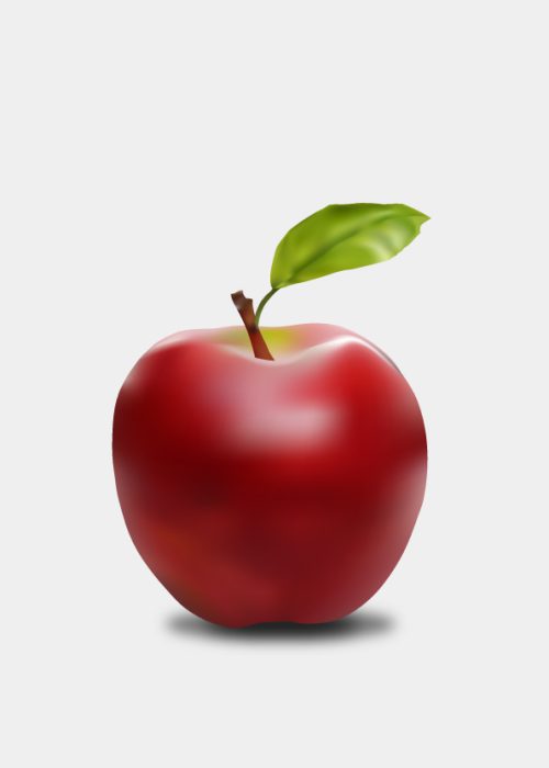 Apfel Illustration