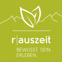 logo_rauszeit_Logo weiß auf grün